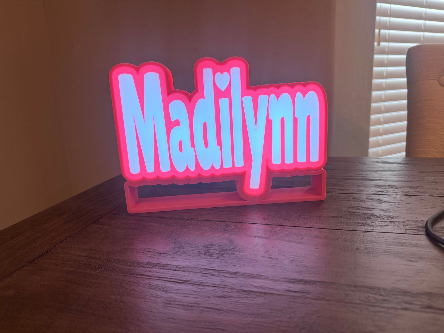 Name Light Box