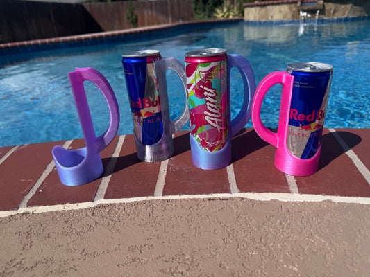 Holographic/ Glitter Energy Drink Holders