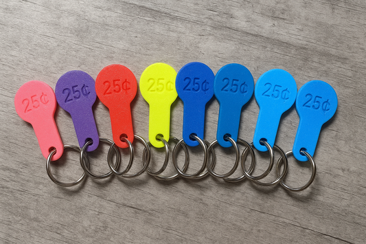 Aldi Quarter Keychain