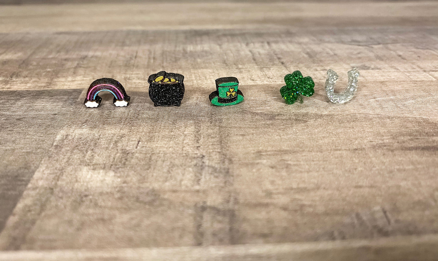 Wood and Acrylic Saint Patricks