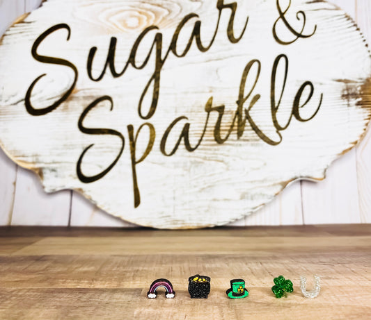 Wood and Acrylic Saint Patricks