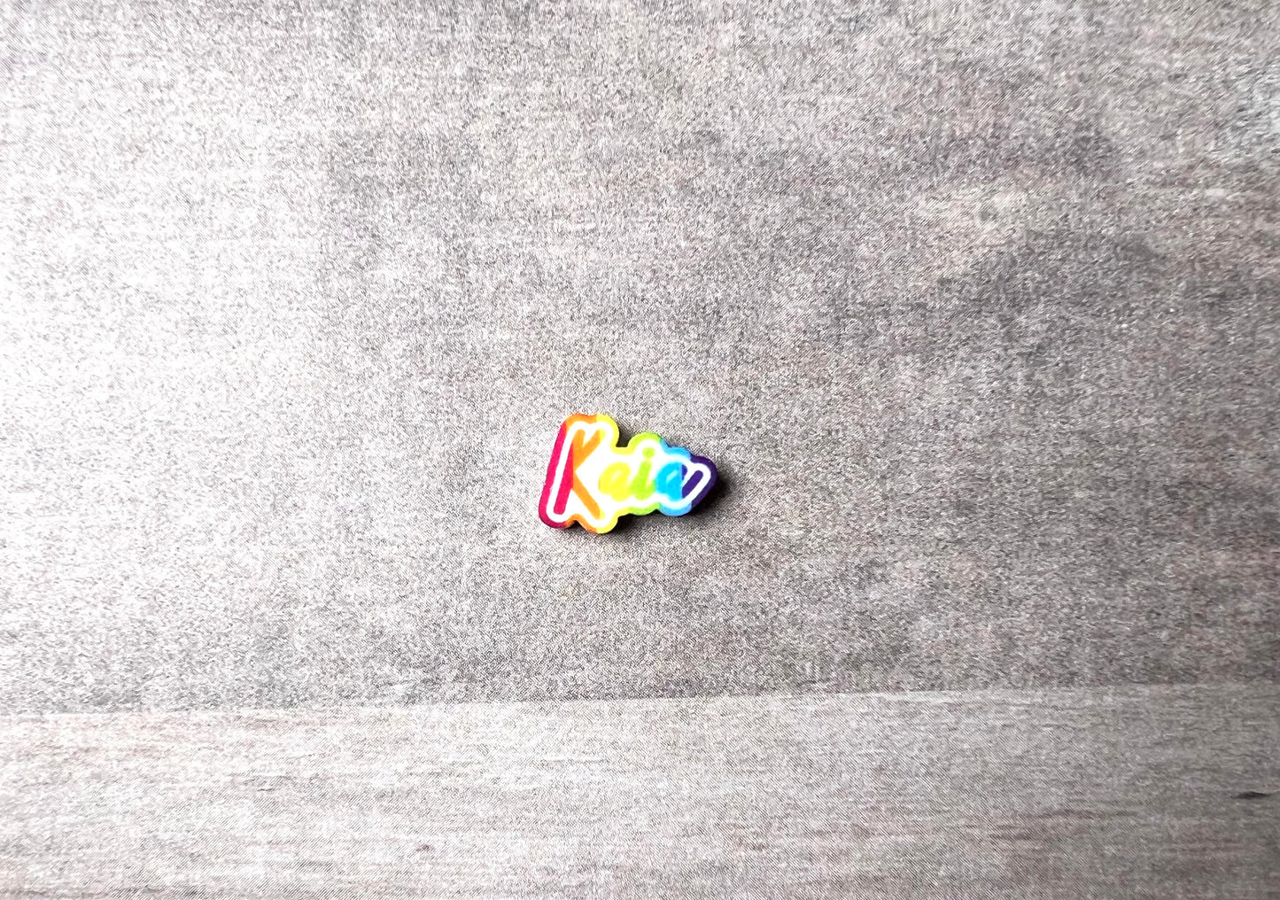 Custom Rainbow Acrylic Name