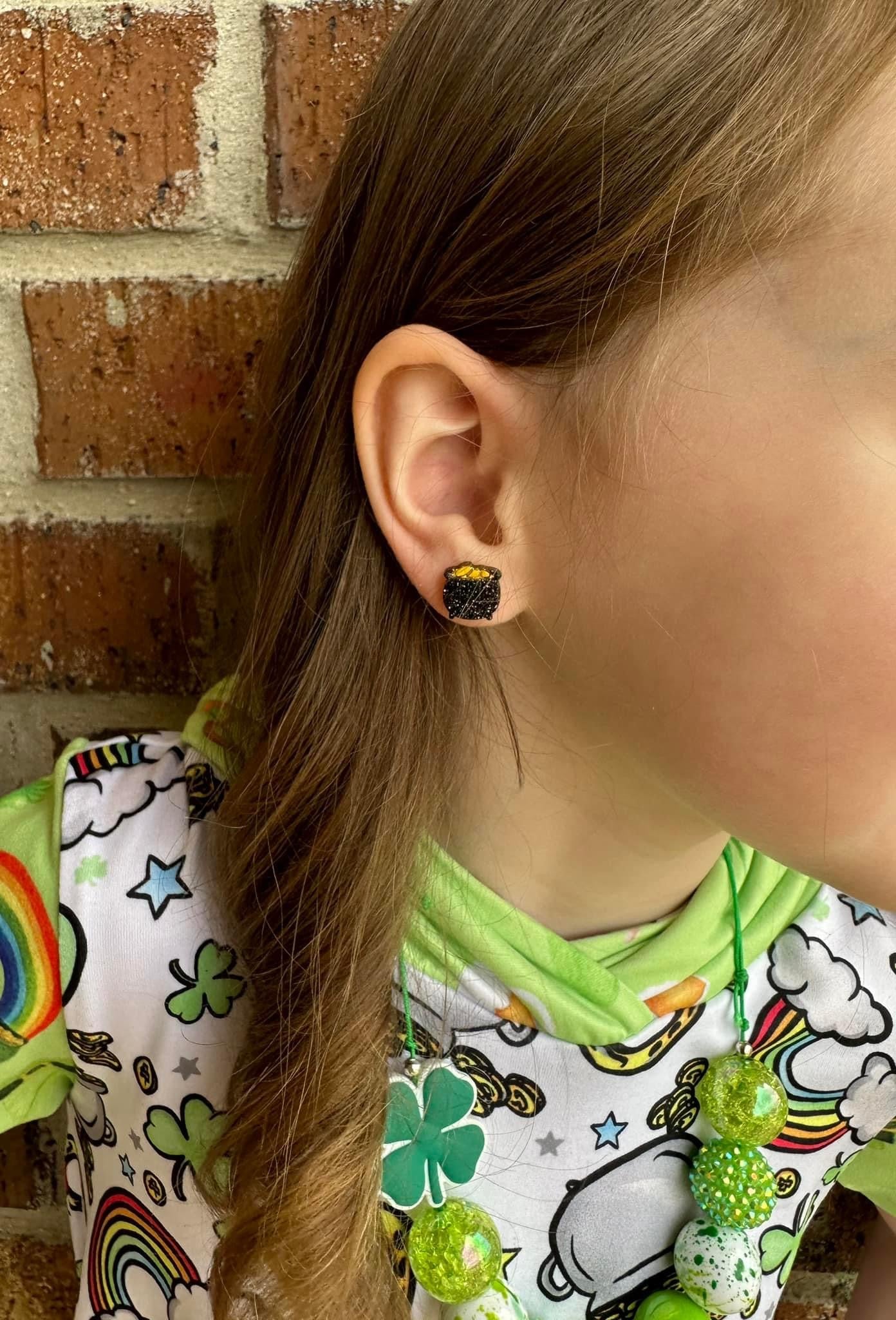 Wood and Acrylic Saint Patricks