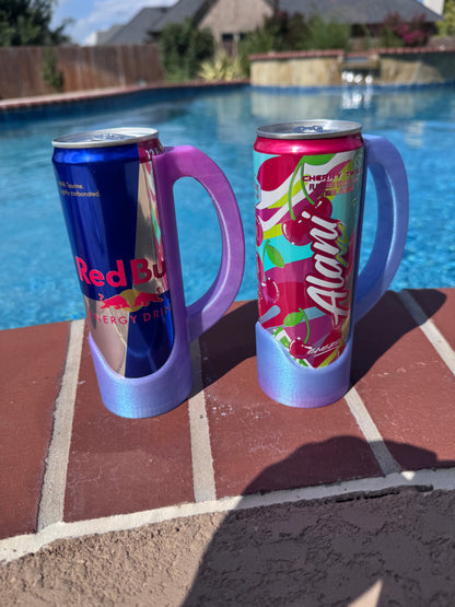 Holographic/ Glitter Energy Drink Holders