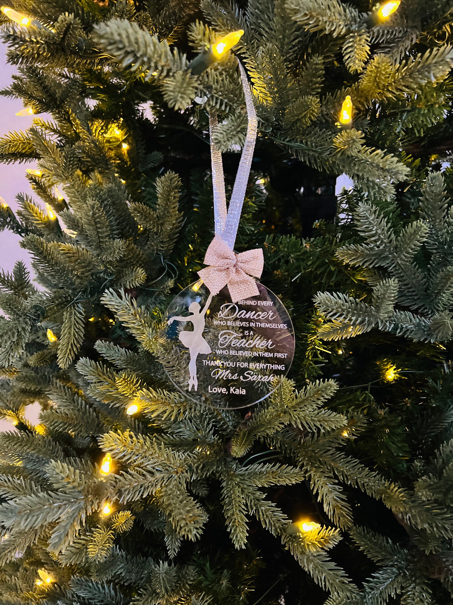 Dance/Ballet  Teacher  Ornament