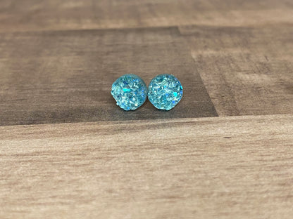 10mm Crystal Sparkle Earrings