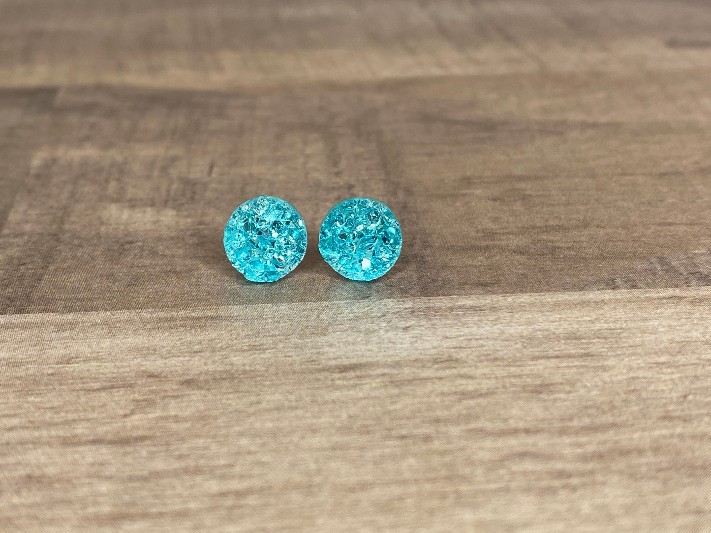 10mm Crystal Sparkle Earrings