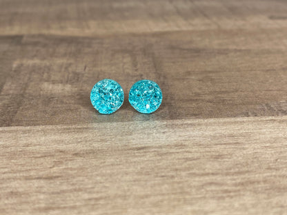 10mm Crystal Sparkle Earrings