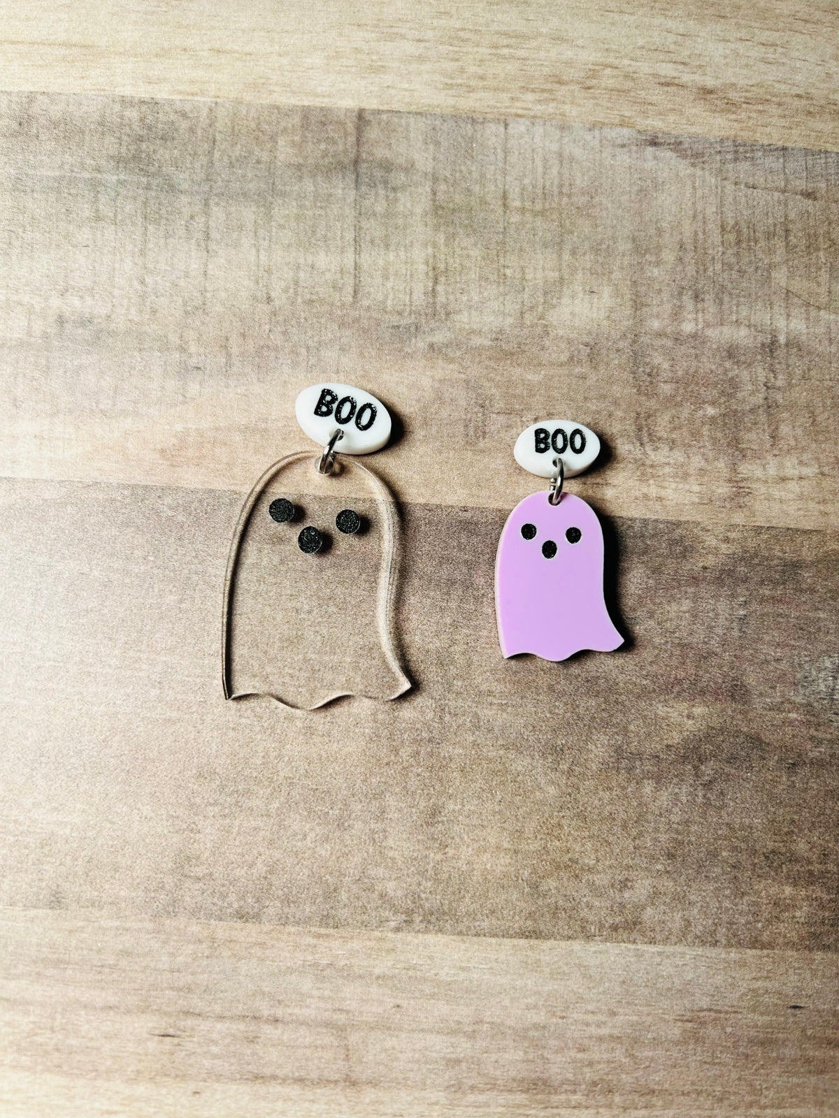 Acrylic Boo Ghost Dangly