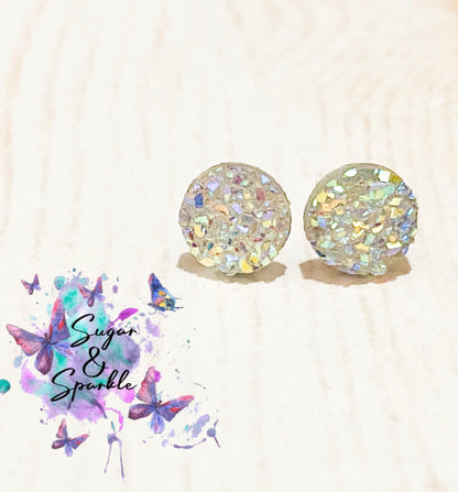 8mm Sparkle Earrings