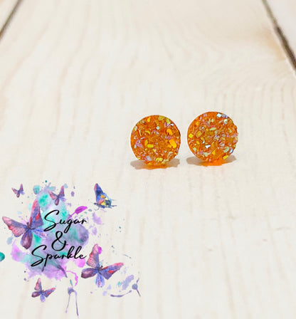 8mm Sparkle Earrings