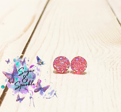 8mm Sparkle Earrings