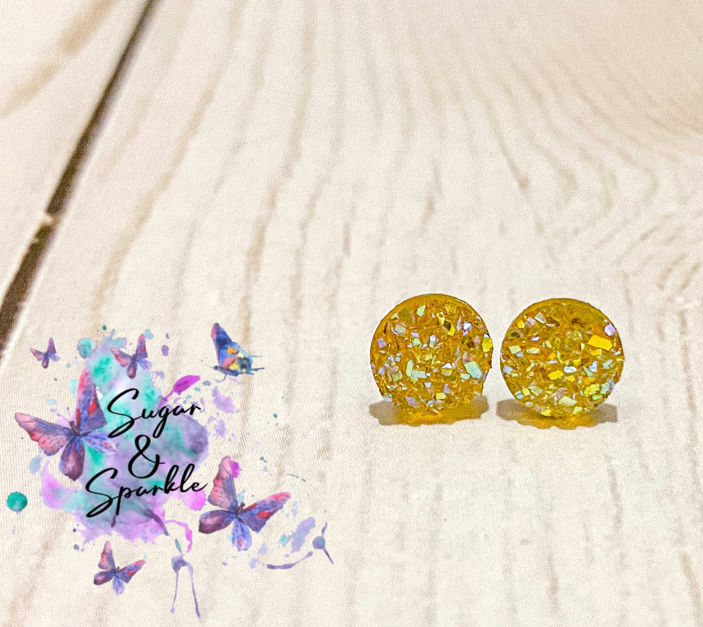 8mm Sparkle Earrings