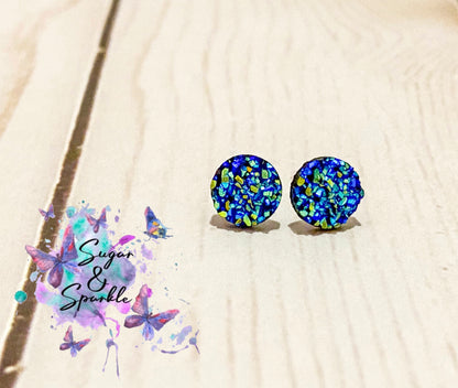 8mm Sparkle Earrings