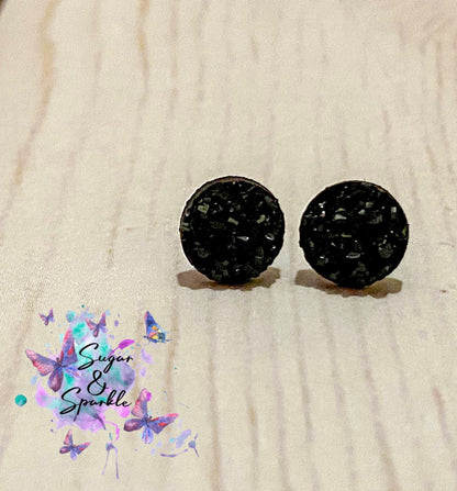 8mm Sparkle Earrings