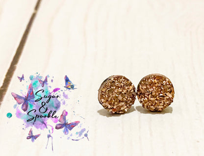 8mm Sparkle Earrings