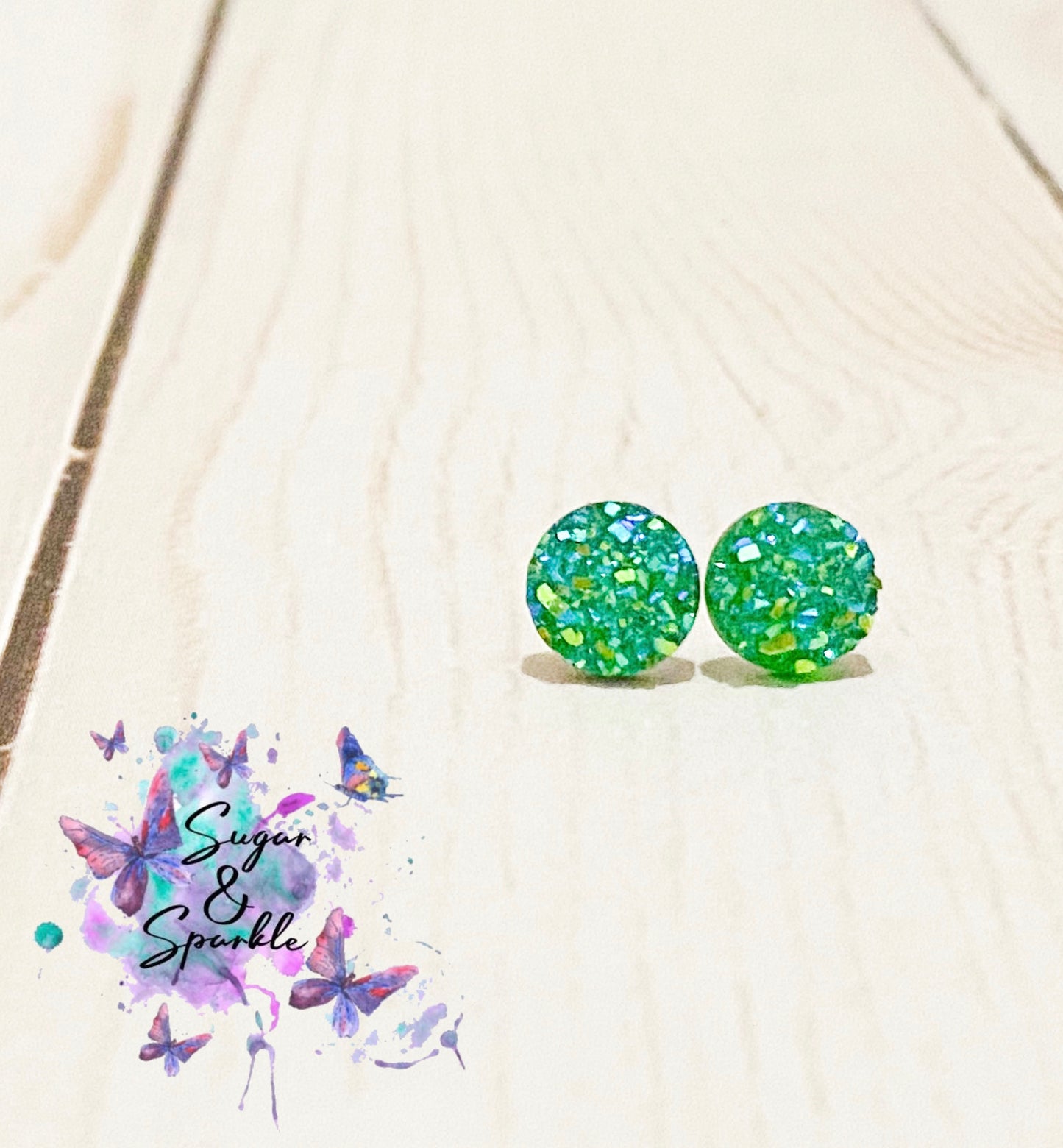 8mm Sparkle Earrings