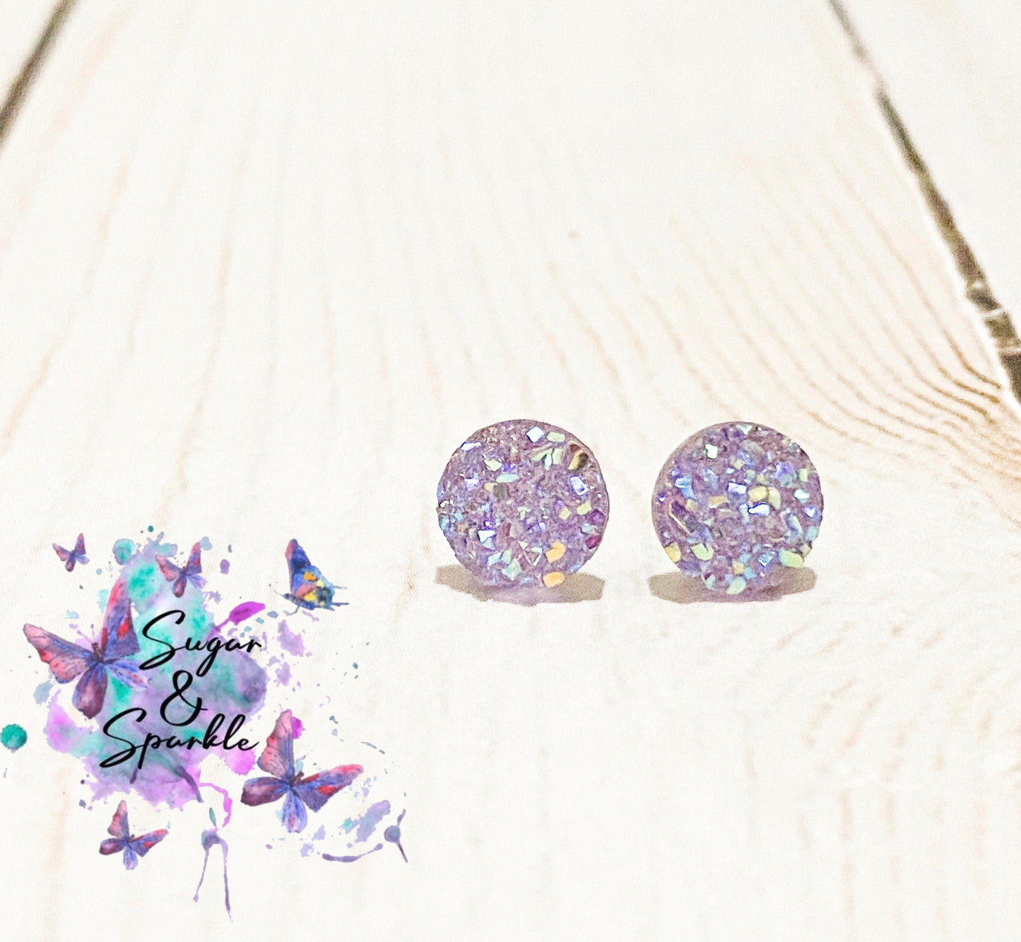 8mm Sparkle Earrings