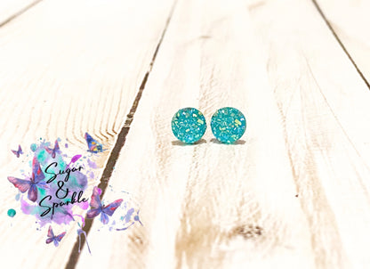 8mm Sparkle Earrings