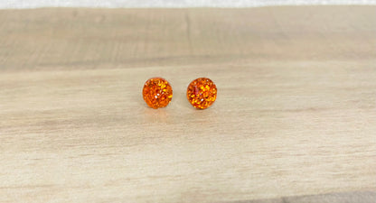 10mm Crystal Sparkle Earrings