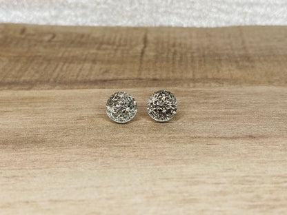 8mm Crystal Sparkle Earrings