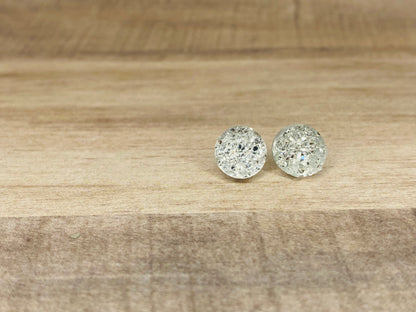 10mm Crystal Sparkle Earrings