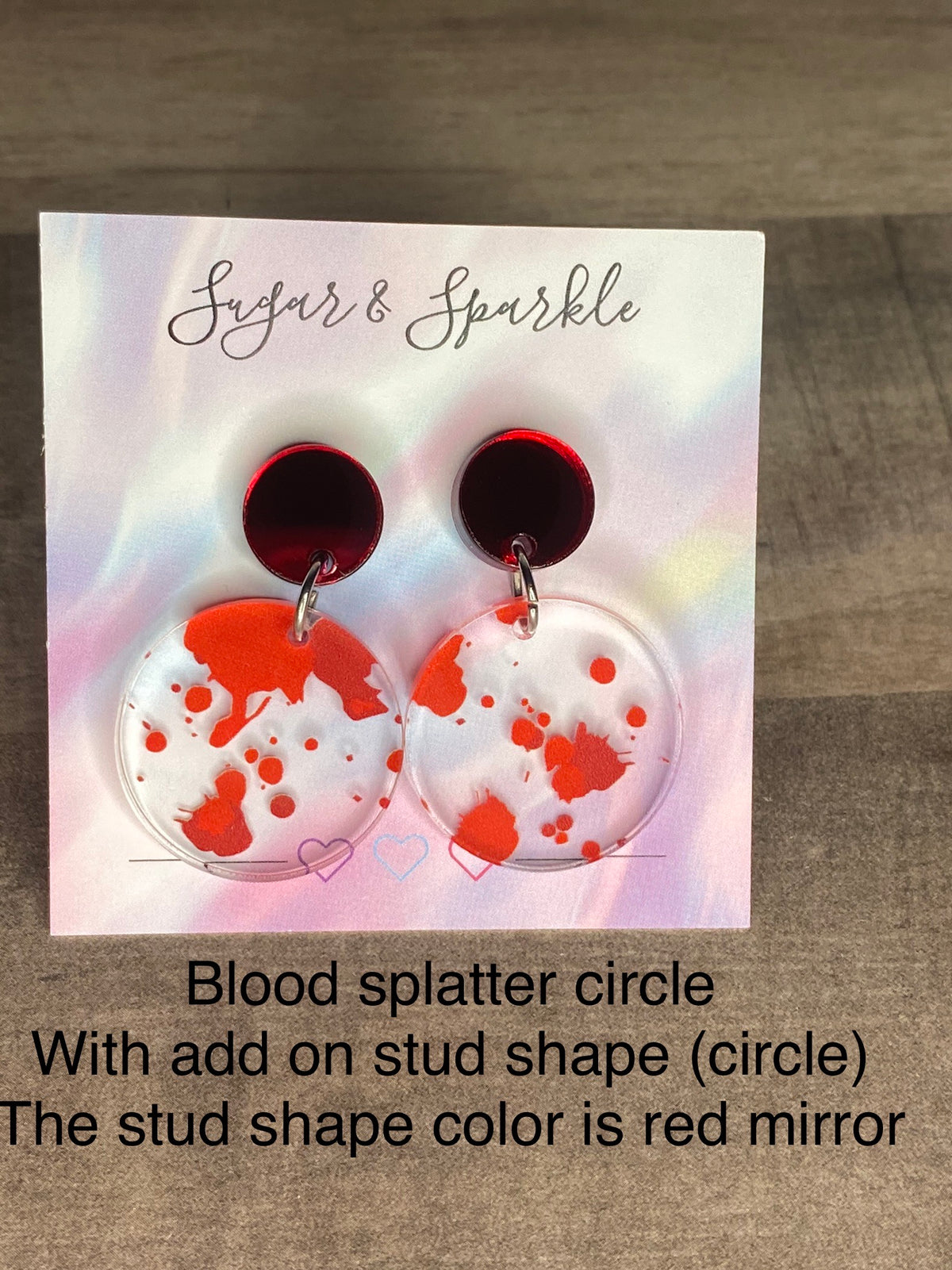 Halloween Design Acrylic. Dangly