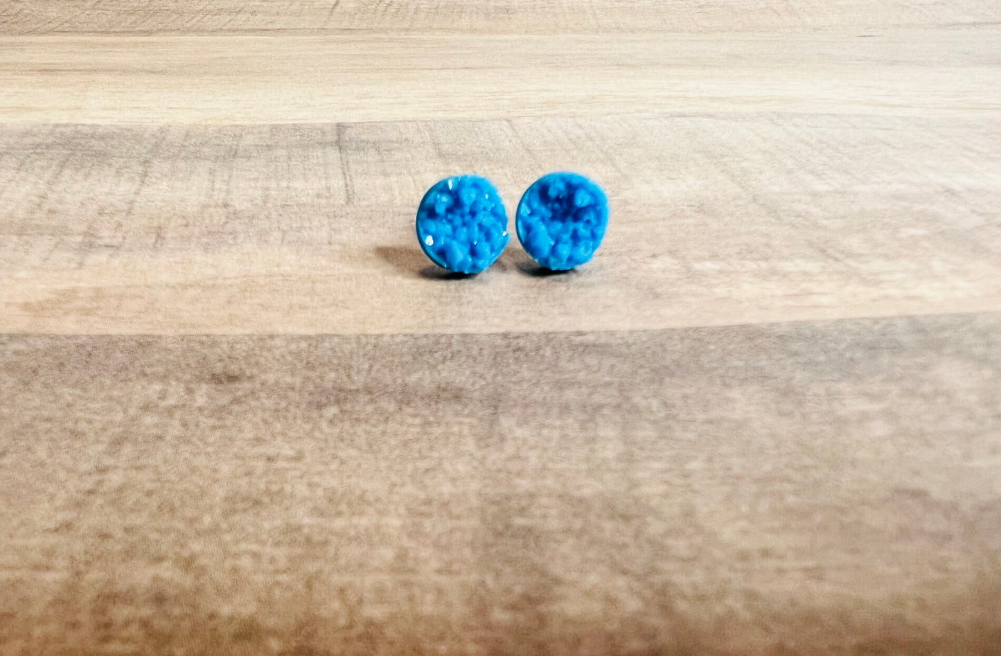 8mm Matte Sparkle Earrings