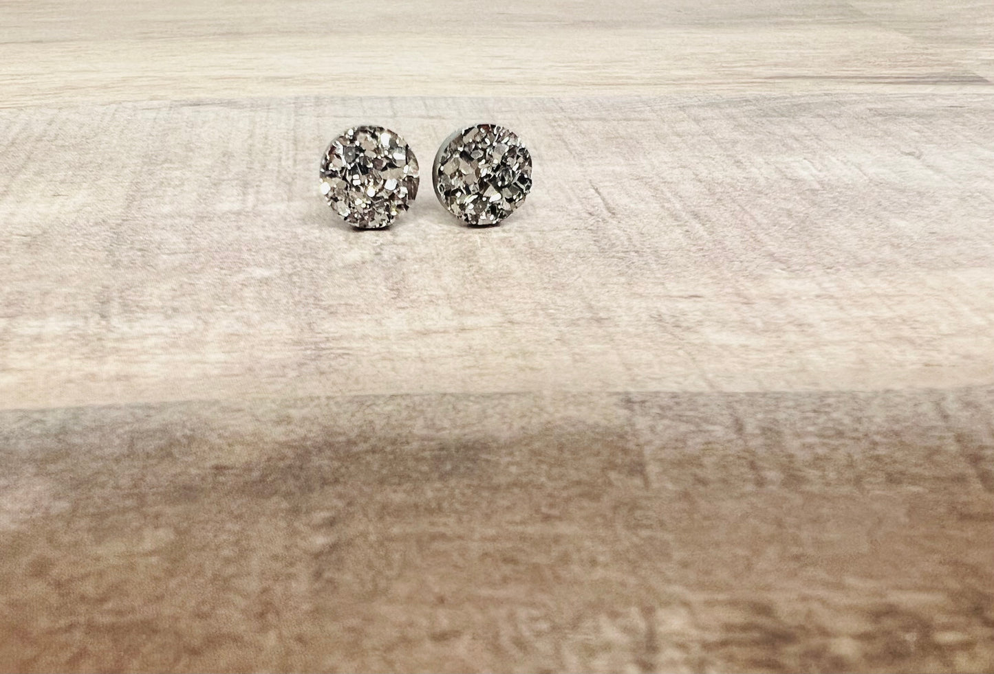 8mm Sparkle Earrings