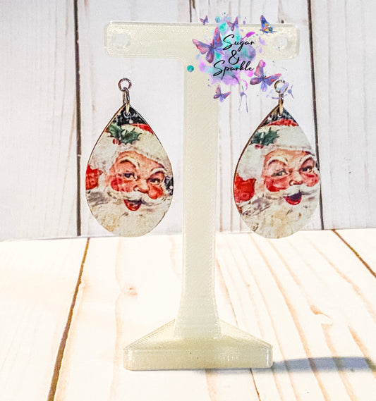 Wood Santa Dangly