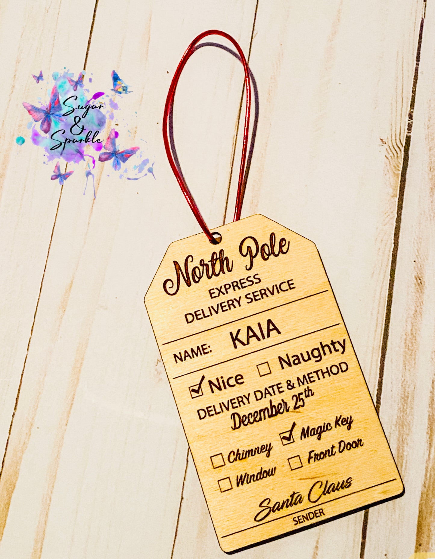 Santa Gift Tag