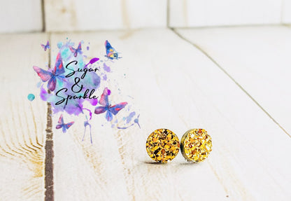 8mm Sparkle Earrings