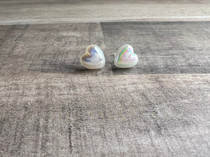 Holographic Hearts 8mm