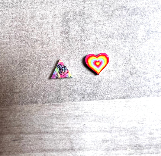 90s Heart and Triangle