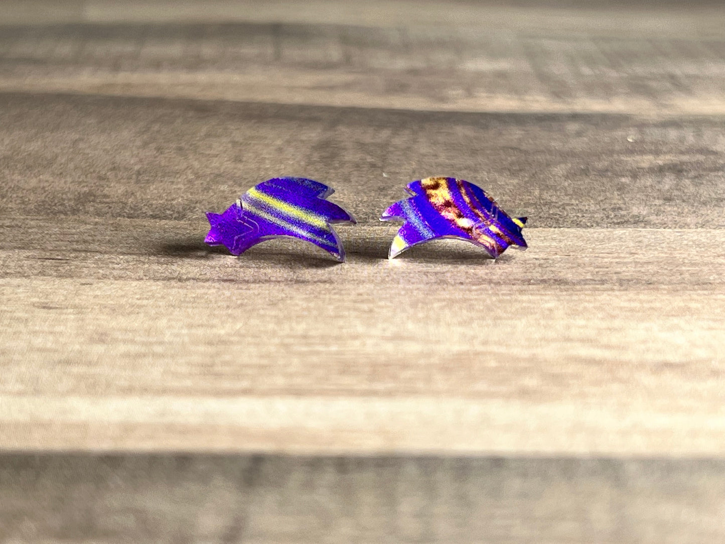 Purple Jewel Stud