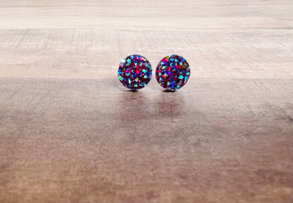 8mm Sparkle Earrings