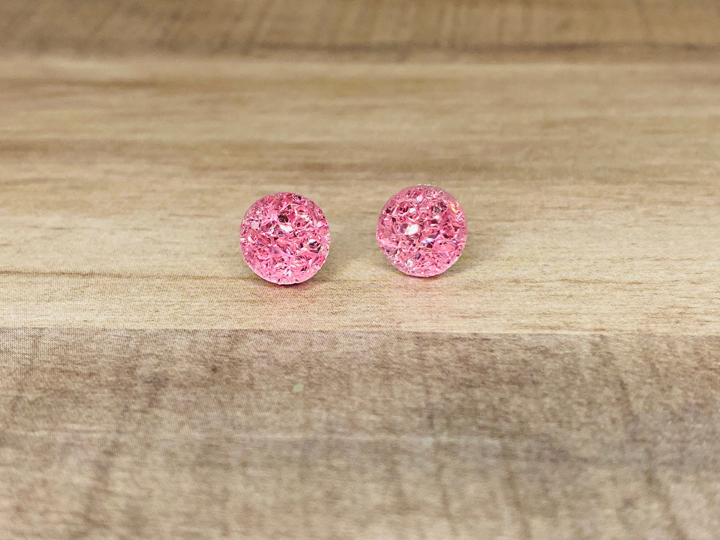 8mm Crystal Sparkle Earrings