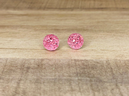 8mm Crystal Sparkle Earrings