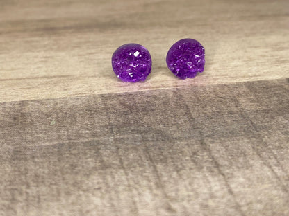 10mm Crystal Sparkle Earrings